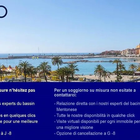 Le Diplomat - Giotto - Face Avec Terrasse Et Climatisation Mae-8894 Apartment Menton